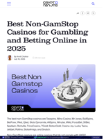 Best Non-GamStop Casinos for Gambling and Betting Online in 2025