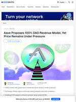 AAVE Price Still Under Duress Despite New Governance Model
