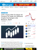 CFTC Clears Path To Allow US Citizens To Trade On Offshore Crypto Exchanges Like Binance, Bybit ⋆ ZyCrypto