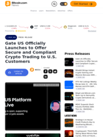 Gate US Officially Launches to Offer Secure and Compliant Crypto Trading to U.S. Customers – Press release Bitcoin News