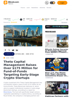 Theta Capital Management Raises Over $175 Million for Fund-of-Funds Targeting Early-Stage Crypto Startups – News Bytes Bitcoin News