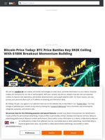 Bitcoin Price Today: BTC Price Battles Key $92K Ceiling With $100K Breakout Momentum Building - Brave New Coin