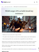 NEAR surges 24% as bulls break key resistance - CoinJournal