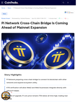 Pi Network Cross-Chain Bridge Coming Ahead Mainnet Expansion