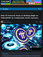 Why Pi Network Team Is Betting High on Token2049 As Community Seeks Answers