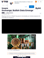 Insane Bitcoin Buy Volume Stuns Bybit Exchange, Bullish Data Emerge