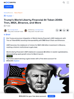 World Liberty Financial Token2049 Announcements