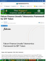 Falcon Finance Unveils Tokenomics Framework for $FF Token - TheNewsCrypto