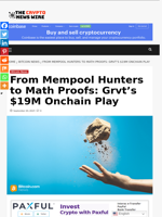 From Mempool Hunters to Math Proofs: Grvt’s $19M Onchain Play - The Crypto News Wire