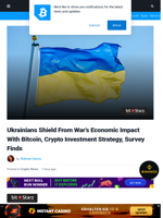 Ukrainians View Bitcoin As Shield From War’s Impact – Survey