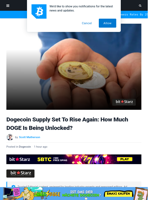 Dogecoin Supply Set To Rise Again: How Much DOGE Is Being Unlocked? | Bitcoinist.com