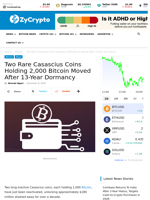 Two Rare Casascius Coins Holding 2,000 Bitcoin Moved After 13-Year Dormancy ⋆ ZyCrypto