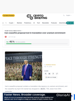 Iran ceasefire proposal lost in translation over uranium enrichment