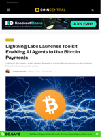 Lightning Labs Launches Toolkit Enabling AI Agents to Use Bitcoin Payments - CoinCentral