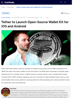 Tether to Launch Open-Source Wallet Kit for iOS and Android