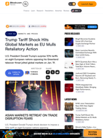 Trump Tariff Shock Hits Global Markets as EU Mulls Retaliatory Action – Markets and Prices Bitcoin News