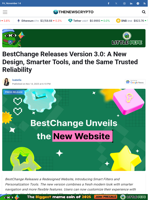 BestChange Releases Version 3.0: A New Design, Smarter Tools, and the Same Trusted Reliability