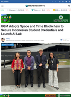 UGM Adopts Space and Time Blockchain to Secure Indonesian Student Credentials and Launch AI Lab - TheNewsCrypto
