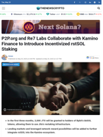 P2P.org and Re7 Labs Collaborate with Kamino Finance to Introduce Incentivized rstSOL Staking - TheNewsCrypto