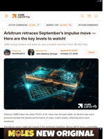 Arbitrum retraces September's impulse move — Here are the key levels to watch! - AMBCrypto
