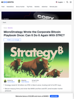Will DAT Firms Copy MicroStrategy's STRC Stock Model?