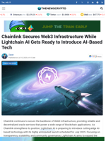 Chainlink Secures Web3 Infrastructure While Lightchain AI Gets Ready to Introduce AI-Based Tech