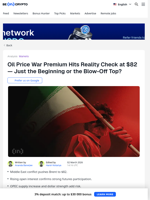 Oil Price Analysis: Brent Crude Hits $82 as But Risk Looms