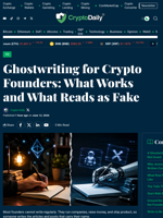Ghostwriting for Crypto Founders: What Works and What Reads as Fake - Crypto Daily