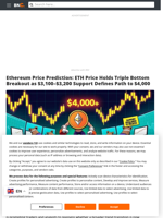 Ethereum Price Prediction: ETH Price Holds Triple Bottom Breakout as $3,100–$3,200 Support Defines Path to $4,000 - Brave New Coin