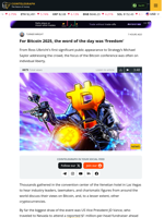 For Bitcoin 2025, the word was ‘freedom’
