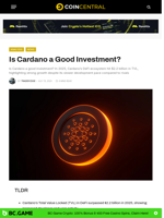 Is Cardano a Good Investment? - CoinCentral