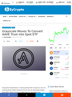 Grayscale Moves To Convert AAVE Trust Into Spot ETF ⋆ ZyCrypto