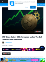 XRP Stuns Galaxy CEO: Novogratz Makes The Bull Case