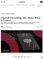ChatGPT Is Getting Ads—Here's What to Expect - Decrypt