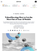TokenMaxxing: How to Get the Most Out of Your AI Models - Decrypt