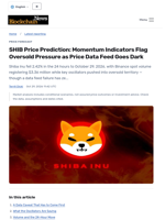 SHIB Price Prediction: Momentum Indicators Flag Oversold Pressure as Price Data Feed Goes Dark - Blockchain.News