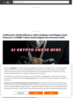 California Joins Coinbase and Ripple in Web3 Push Despite Political Concerns