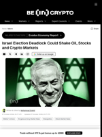 Israel Election Deadlock Could Shake Oil, Stocks and Crypto Markets