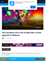 This Top Meme Coin Is Set To Rally 300%, It’s Not Dogecoin Or Shiba Inu | Bitcoinist.com