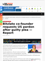 Bitzlato co-founder requests US pardon after guilty plea — Report - The Crypto News Wire