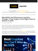 Top Crypto Coins Right Now: Ethereum, Dogecoin, Chainlink & BlockDAG’s $1 Surge