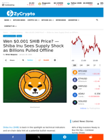Wen $0.001 SHIB Price? — Shiba Inu Sees Supply Shock as Billions Pulled Offline ⋆ ZyCrypto