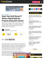 Expert Says North Korean IT Workers Helped Build Top Protocols During DeFi Summer