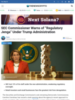 SEC Commissioner Warns of 