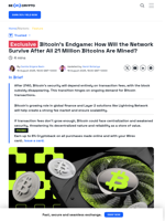Bitcoin in 2140: How Will the Network Survive Without Subsidies?