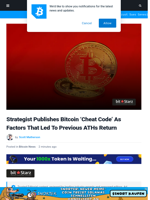 Strategist Publishes Bitcoin ‘Cheat Code’ As Factors That Led To Previous ATHs Return | Bitcoinist.com