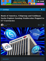 Bank of America Others Explore G7-pegged Stablecoins