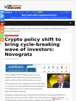Crypto policy shift to bring cycle-breaking wave of investors: Novogratz - The Crypto News Wire