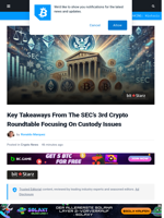 Key Takeaways From The SEC’s 3rd Crypto Roundtable Focusing On Custody Issues | Bitcoinist.com