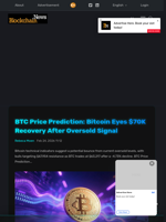 BTC Price Prediction: Bitcoin Eyes $70K Recovery After Oversold Signal - Blockchain.News